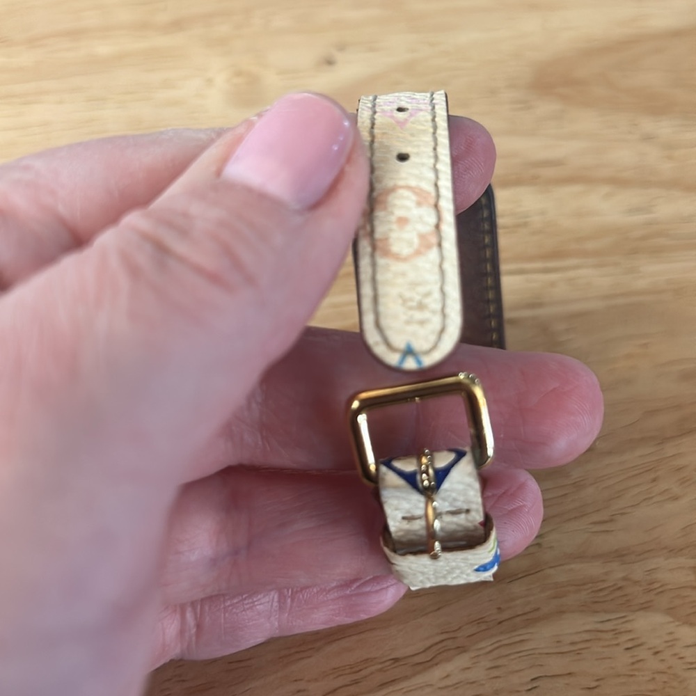 Louis Vuitton x Murakami Leather Monogram ID Bracelet - Picture 12 of 13